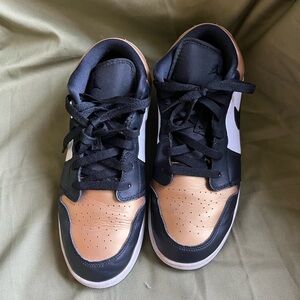 Black and Gold Nike Air Jordans